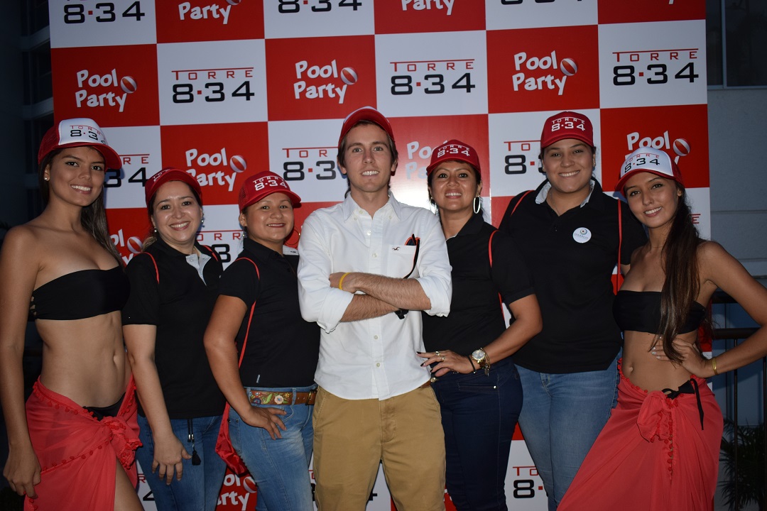 El equipo de ventas  de Disarco S.A. dirigido  por Camilo Valenzuela.